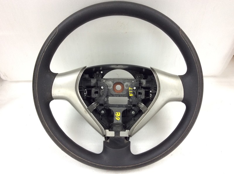 07-08 Honda FIT BASE 5DR Steering Wheel Black Used OEM