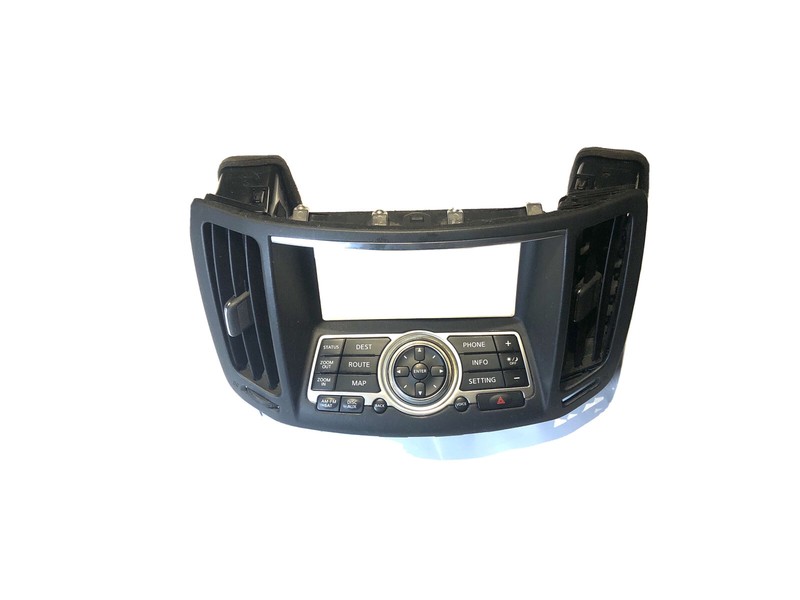 2908 2009 Infiniti G37 4dr Sedan Radio/Navigation Control Panel & Trim Bezel OEM