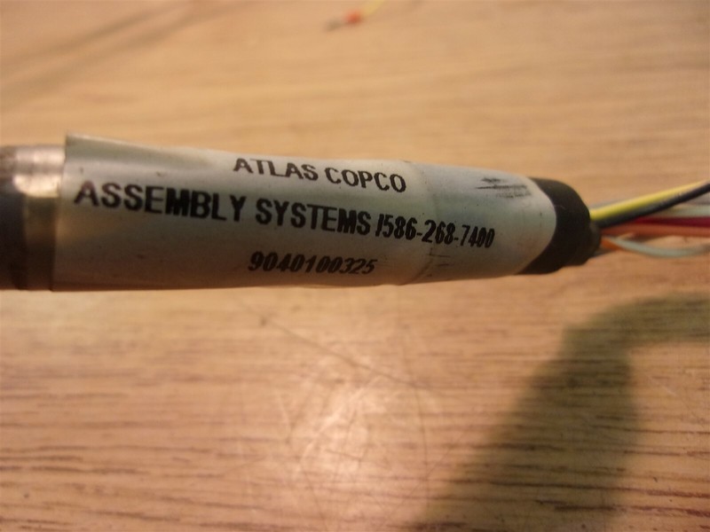 Atlas Copco Assembly Systems Cable End 1586-268-7400 *FREE SHIPPING*
