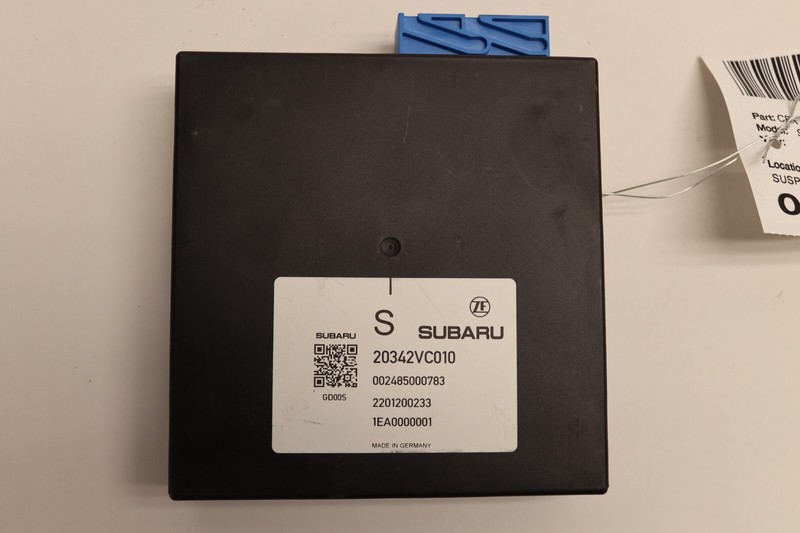 2022 SUBARU WRX 2.4L AWD A/T SUSPENSION CONTROL MODULE UNIT OEM