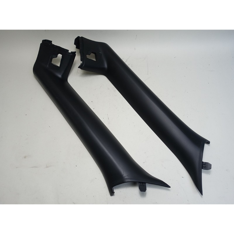 Damaged 2003-2008 BMW E85 Z4 Roadster A- Pillar Column Trim Covers Black OEM