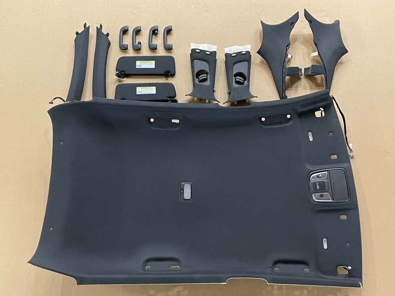 ⭐2018-2020 KIA STINGER GT HEADLINER FULL ROOF PILLAR ASSY BLACK SET OEM LOT2378