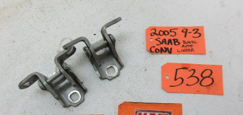 FITS 04-11 SAAB 9-3 CONVERTIBLE LEFT UPPER LOWER DOOR HINGE TOP BOTTOM PANEL CAR