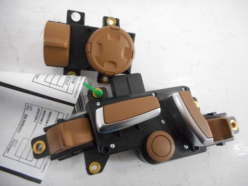 03-10 Audi A8 Front Passenger Right Seat Control Button Switch Brown Comfort Q2J