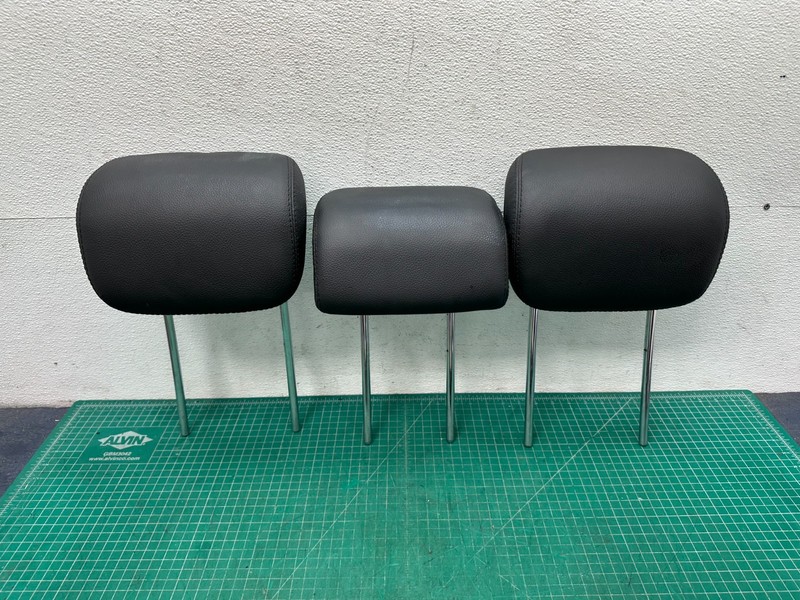 06-11 Mercedes ML350 W164 REAR LEFT CENTER RIGHT SEAT HEADREST HEAD REST SET OEM