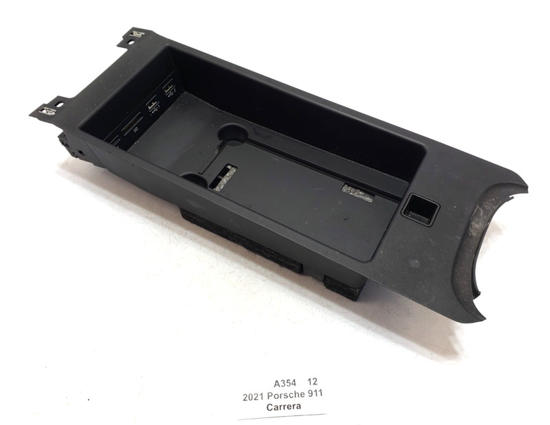 ✅ 20-24 OEM Porsche 911 Carrera 992 Center Console Storage Compartment 23k