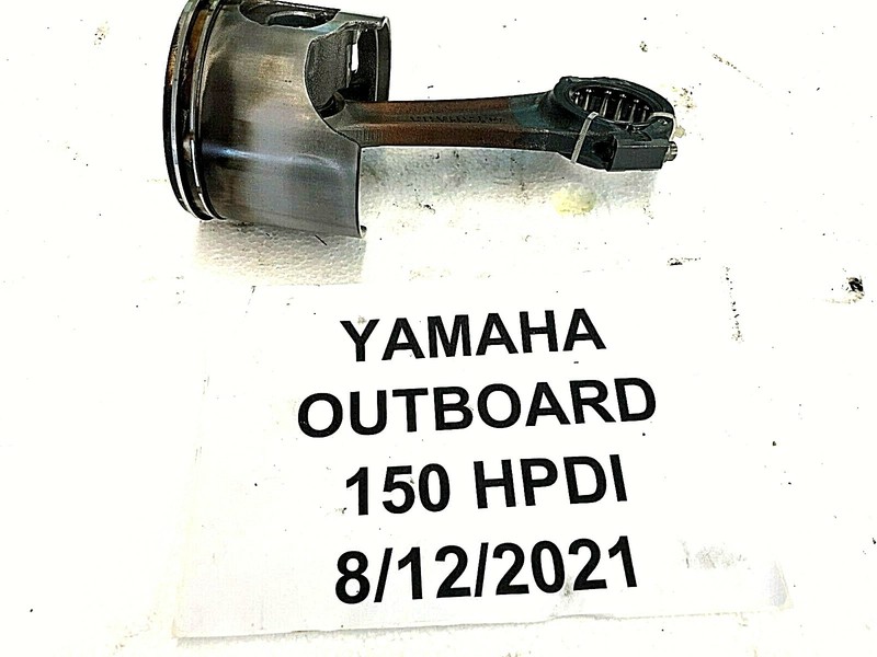 Yamaha Outboard 150 200 HPDI Starboard Piston Assy 68F-11631-01-85 FRESHWATER!