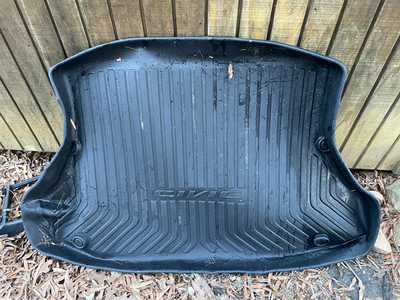 12-15 HONDA CIVIC SEDAN OEM RUBBER TRUNK LINER MAT - NICE HONDA ACCESSORY