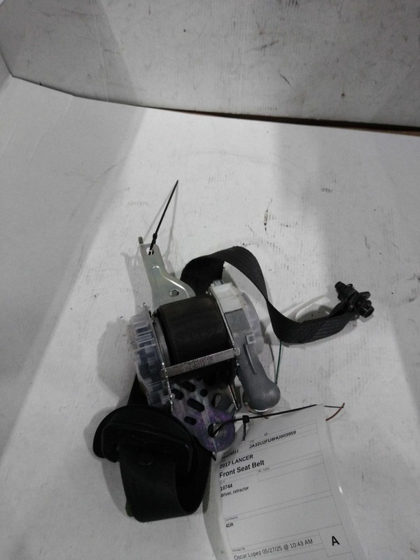 2017 Mitsubishi Lancer Red OEM Seat Belt Retractor 82K Miles NJ25-18011-450919