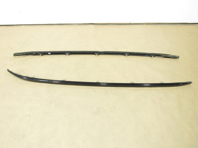 17-20 Jaguar F-Pace 2018 Left Right Roof Rack Luggage Rail Molding Trim Set |:Y
