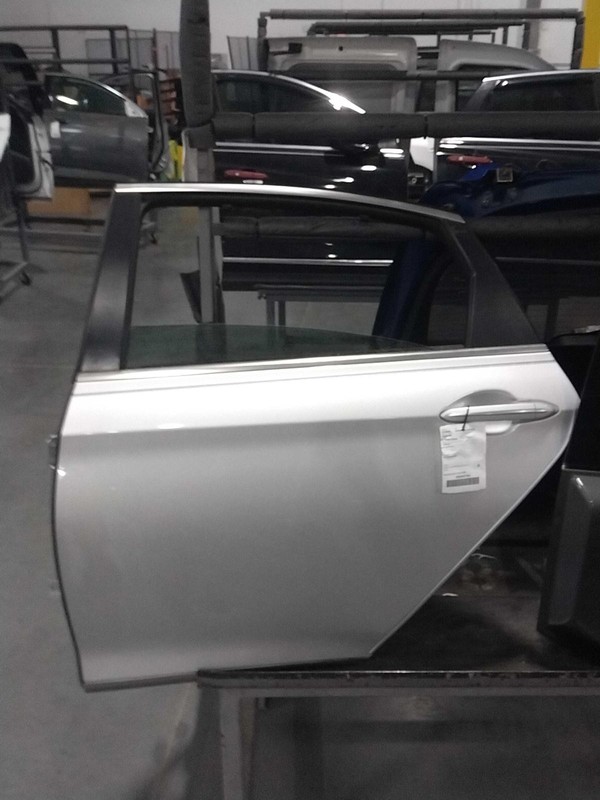 2018 Genesis G80 Left Rear Door Silver 673275 79K Miles OEM Used Part
