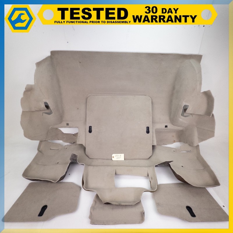 03-04 Chevy Corvette C5 REAR TRUNK COMPARTMENT CARPET TRIM COVER PANEL SET OEM