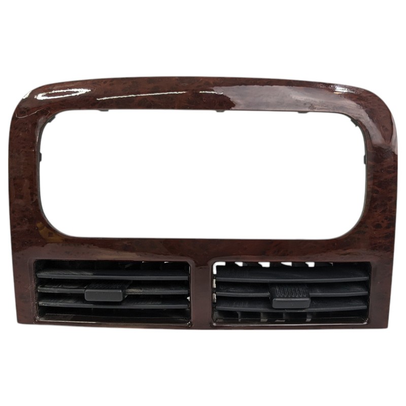 1999-2004 Jeep Grand Cherokee Radio Dash Bezel Woodgrain Air Vents OEM 55116037