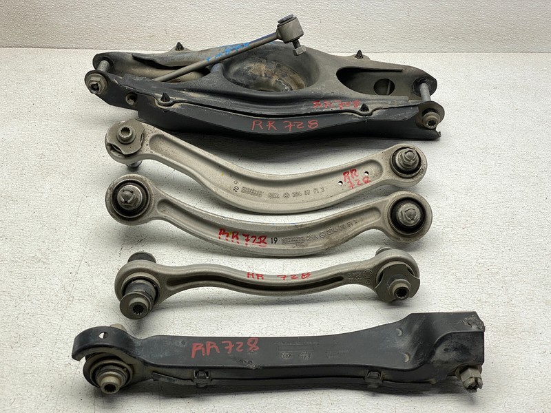 2010-2013 MERCEDES E350 REAR RIGHT PASSENGER SIDE CONTROL ARM SET OEM LOT728