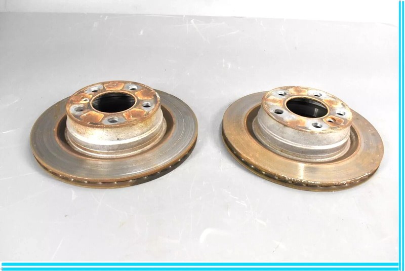 12-20 BMW F30 F33 F36 328i 430i Rear Left Right Vented Disc Brake Rotor Set OEM