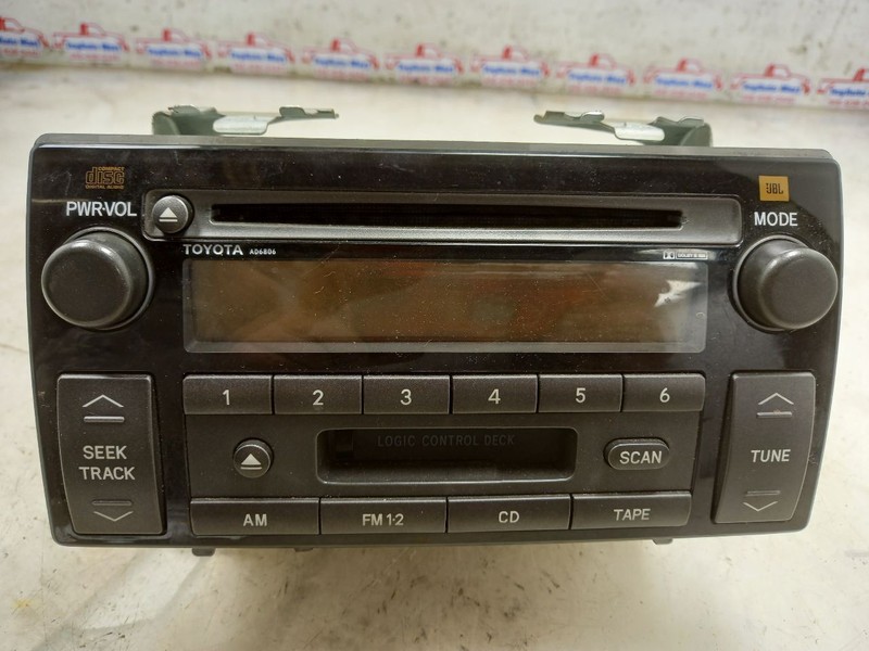 02 03 04 TOYOTA CAMRY LE RADIO AUDIO RECEIVER CD WITH CASSETTE AD6806