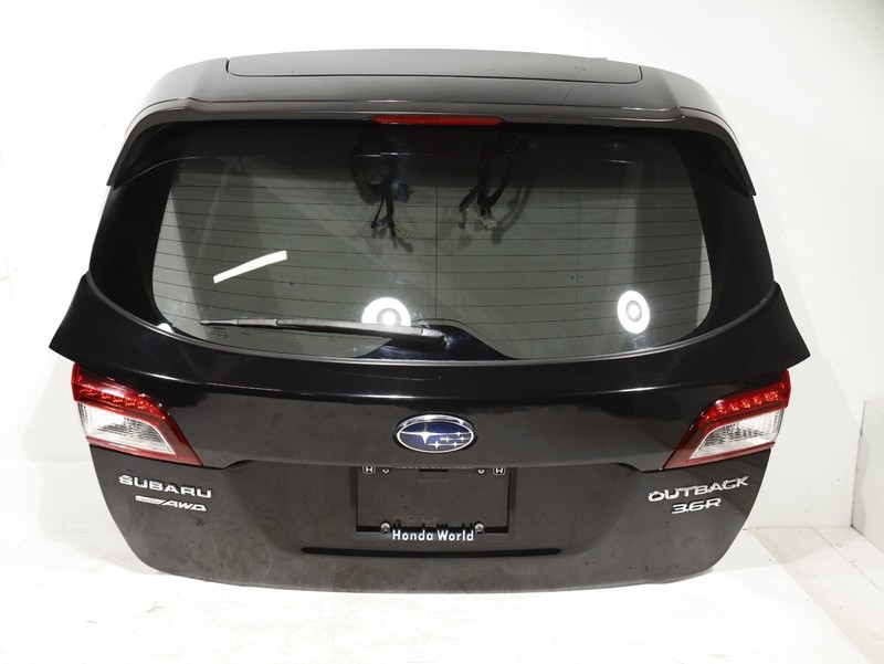 15-19 Subaru Outback Rear Liftgate Tailgate Complete Glass Camera Black D4S OEM