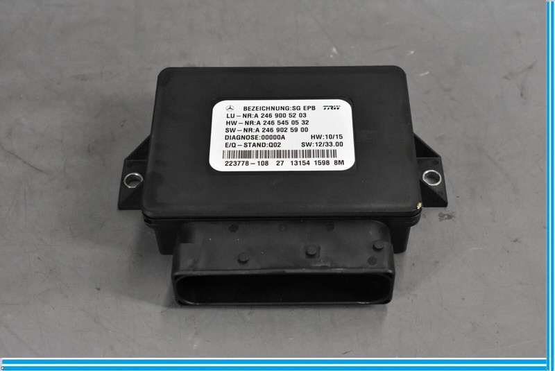 14-18 Mercedes W117 CLA250 Parking Brake Electronic Control Module Unit OEM