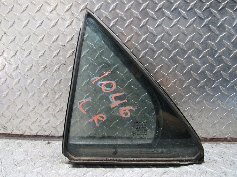 03 - 07 HONDA ACCORD LEFT DRIVER REAR DOOR VENT GLASS SDN AP TECH MANUFACTURER