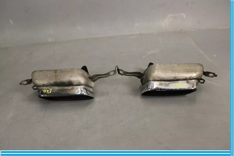 09-15 BMW 750i 750Li F01 F02 Rear Right & Left Side Exhaust Muffler Tip Set OEM