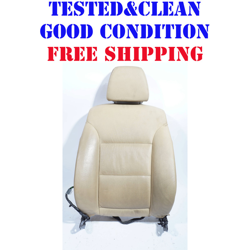 04-07 BMW 525i 530i E60 FRONT LEFT DRIVER SEAT BACK BACKREST W/HEADREST OEM