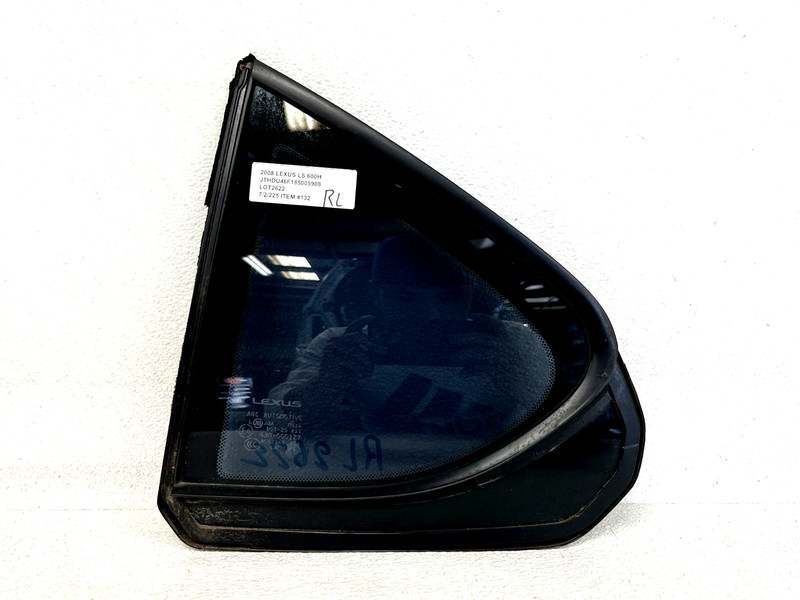 ⭐2007-2017 LEXUS LS600H REAR LEFT DOOR CORNER QUARTER WINDOW GLASS OEM LOT2622