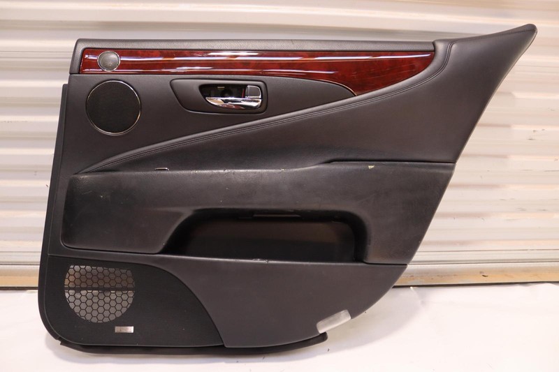 2009 LEXUS LS460 L REAR RIGHT SIDE DOOR PANEL TRIM COVER LEATHER OEM