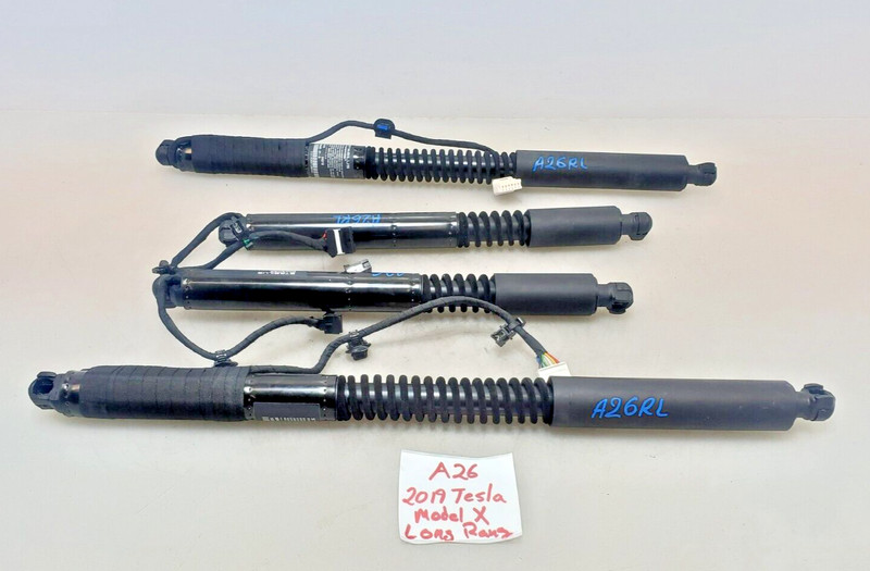 ✅16-23 OEM Tesla Model X Rear Left Driver Door Trunk Liftgate Shock SET Of 4 29k