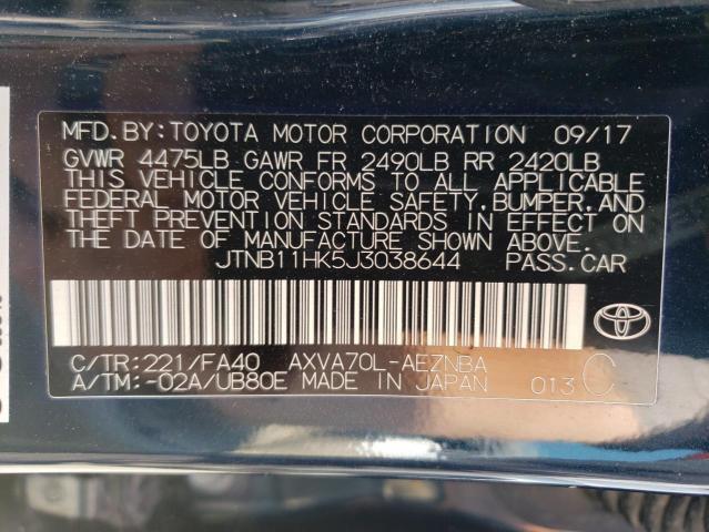 2018-2019 Toyota Camry Right Headlight Assembly Blue OEM 699239 98K Miles