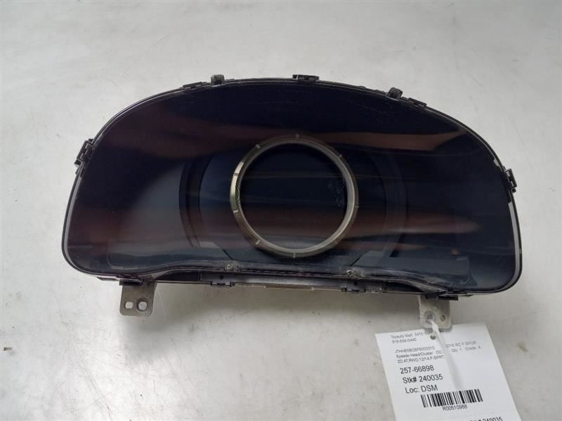 15-17 LEXUS RC350 3.5L RWD AT SPEEDOMETER INSTRUMENT CLUSTER ASSEMBLY