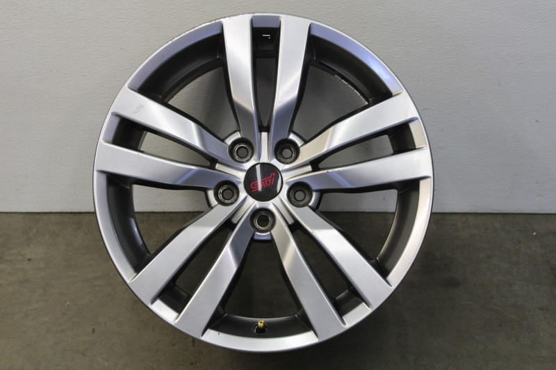 Subaru WRX STI Dual 5 Spoke Silver Wheel Alloy Rim 18x8.5" 18" Oem 2008-2014