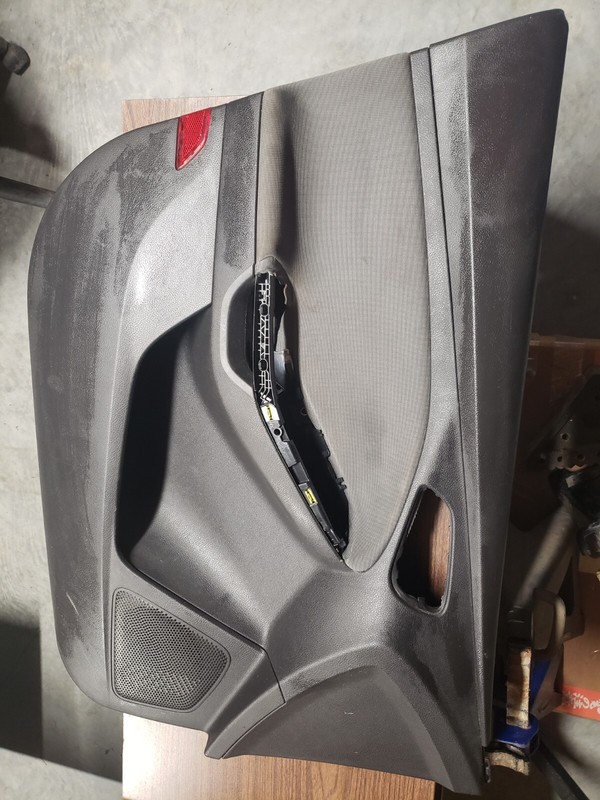 2013 12 14 FORD FOCUS S FRONT LEFT DOOR PANEL BLACK OEM dm51-a23943