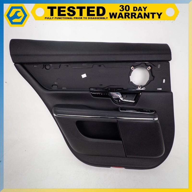 10-19 JAGUAR XJ REAR LEFT DRIVER SIDE INTERIOR DOOR PANEL TRIM OEM