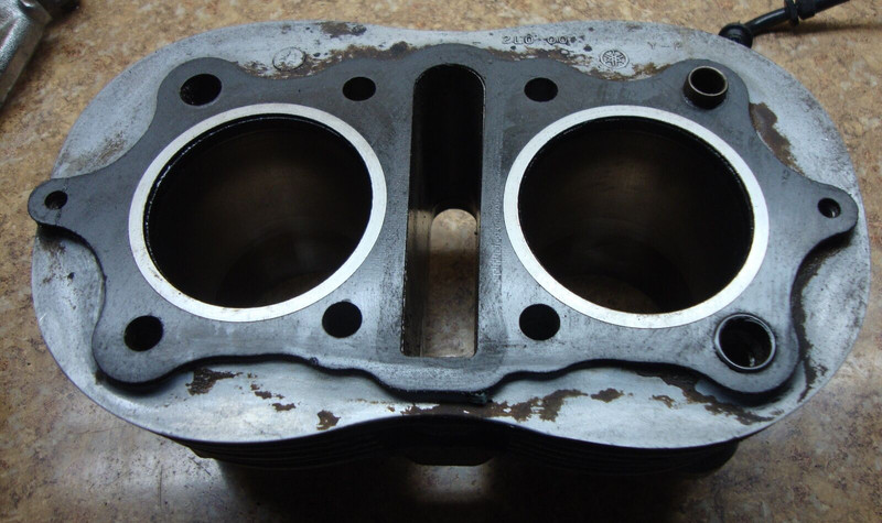 1980 Yamaha XS400 XS 400 Engine Cylinder Barrels Block Jug Motor M1