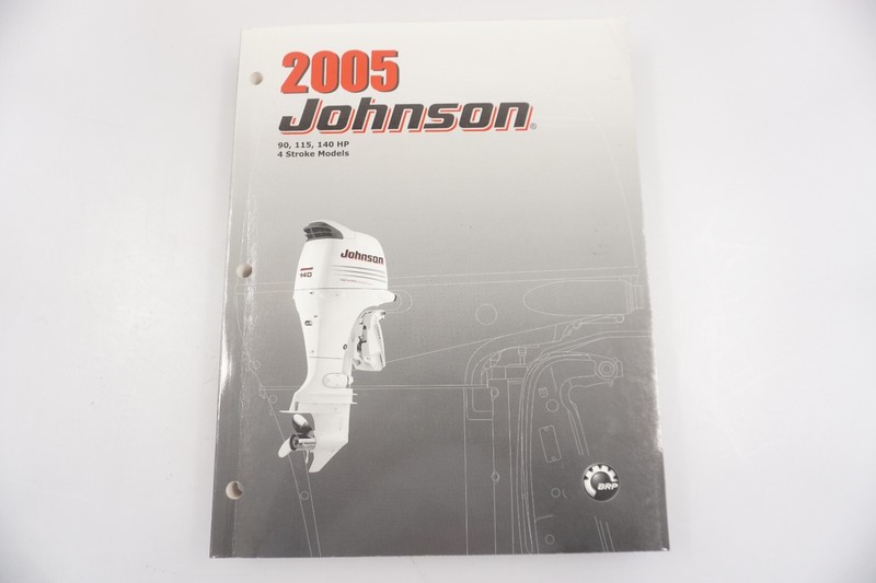 2005 BRP Johnson OEM 90, 115, 140 HP 4 Stroke Service Shop Manual 5005998