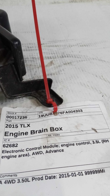 2015 Acura TLX Engine Control Module ECM OEM Black 3.5L 138k Miles