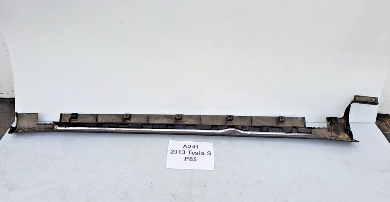 ✅ 2012-2020 OEM Tesla Model S Left Driver Side Skirt Rocker Panel Shell