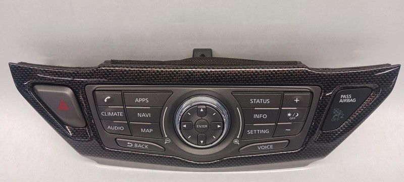 17-'20 NISSAN PATHFINDER radio control panel w/navigation OEM 1 Year Wnty!