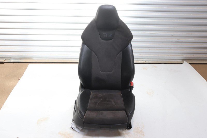2008-2013 AUDI S5 COUPE FRONT RIGHT PASSENGER SPORT SEAT CLOTH/LEATHER BLACK OEM
