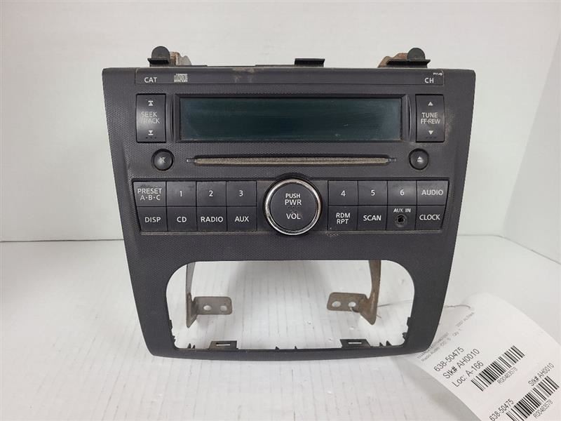 Audio Equipment Radio Receiver Am-fm-stereo-single CD Fits 07-09 ALTIMA 483578