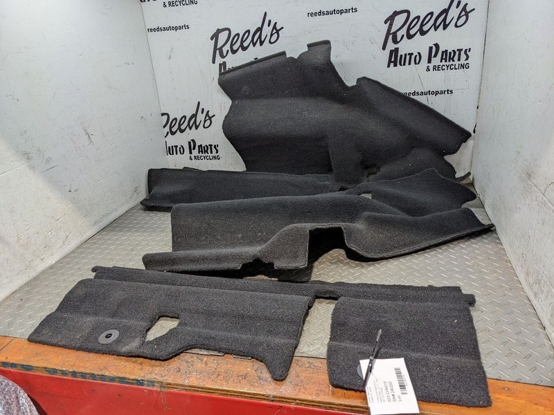 Jeep JL JLU Wrangler 4 Door Black Rear Carpet Set 3 2018-20231181715