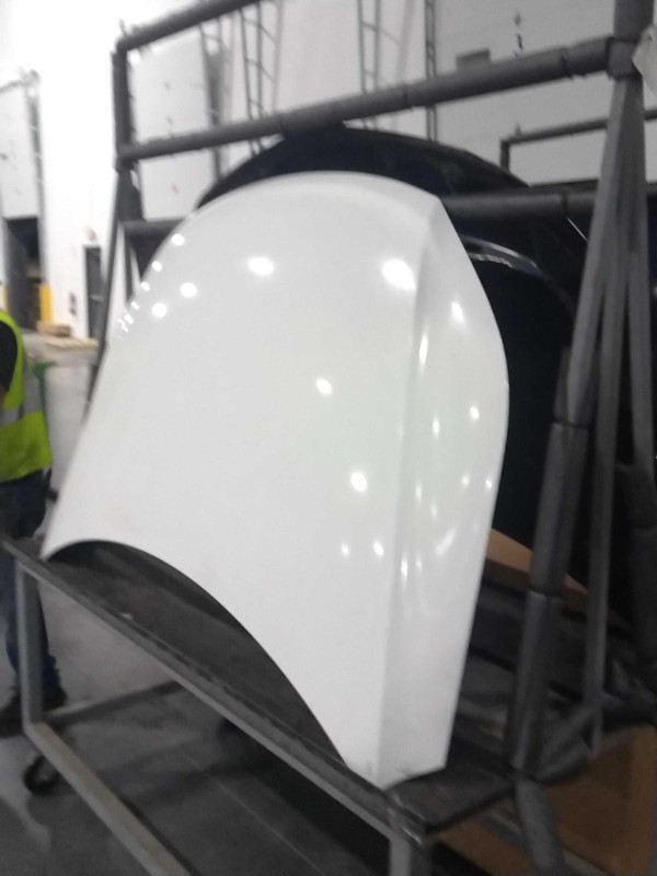 2017 Volkswagen Tiguan OEM White Hood Panel - Used, 65K Miles, 5N0823031D