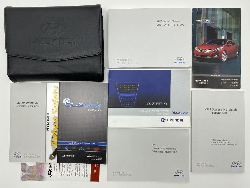 Owners Manual 2014 Hyundai Azera 81285