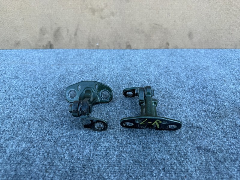 RIVIAN R1S R1T 2022-2026 OEM REAR LEFT DRIVER UPPER & LOWER DOOR HINGE (GREEN)