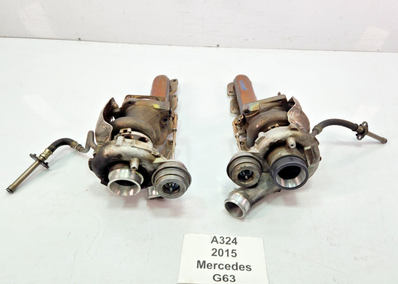 ✅ 12-19 OEM Mercedes W463 G63 AMG 5.5L V8 M157 Left Right Side Turbocharger SET