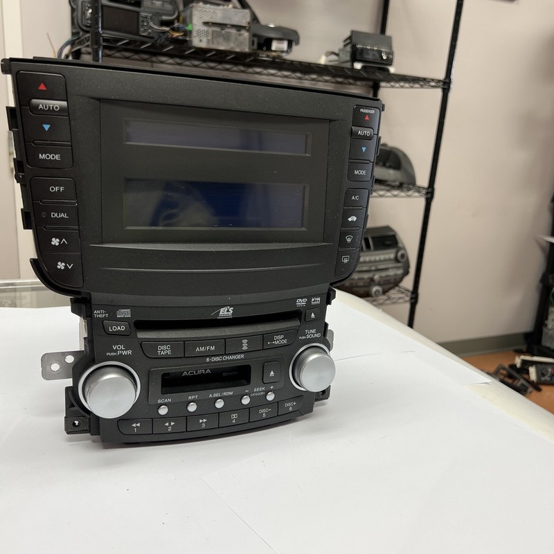 2004-2006 ACURA TL NAVIGATION AM FM CASSETTE 6 CD DVD PLAYER DISPLAY TRIP SCREEN