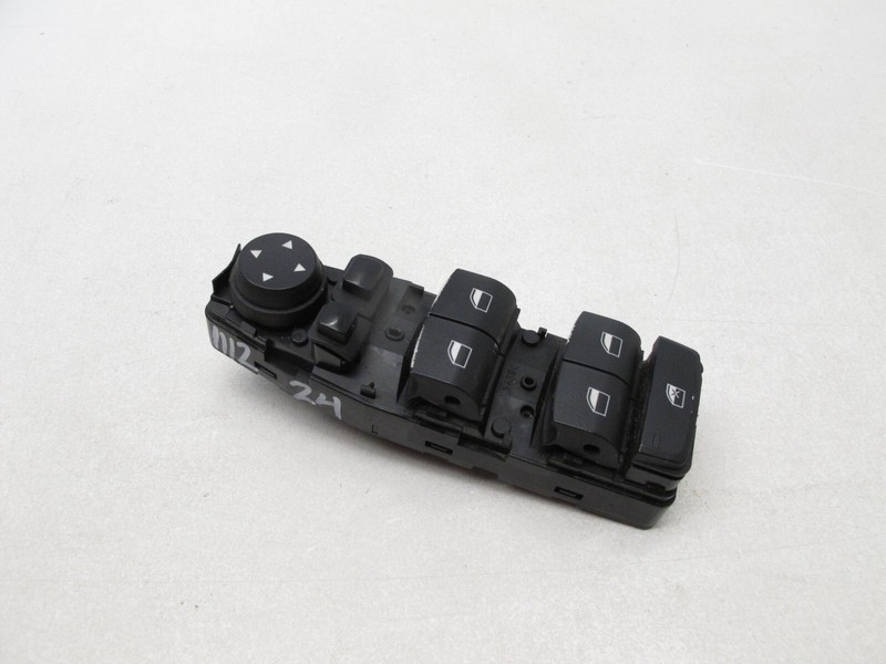 10-21 BMW F10 528i 640i M5 M6 X3 MASTER WINDOW SWITCH FRONT LEFT OEM 111224