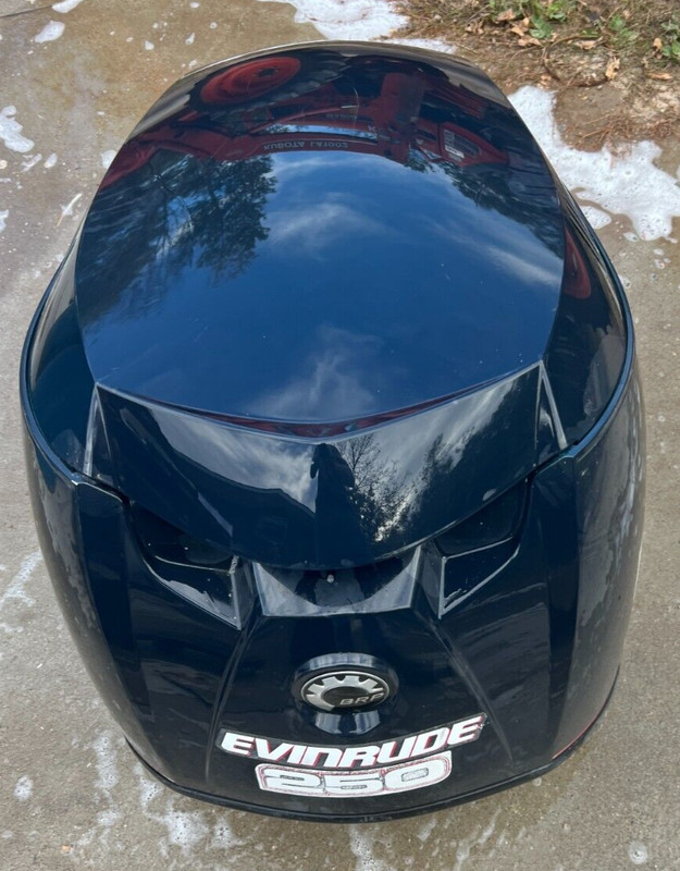 Evinrude Etec Engine Cover Cowling 0285654 '06 up225-250hp FRESHWATER!