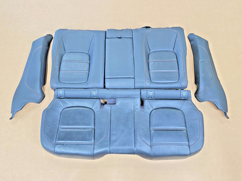⭐2017-2020 JAGUAR F-PACE REAR 2ND ROW SEAT CUSHION LEATHER SET OEM LOT2375