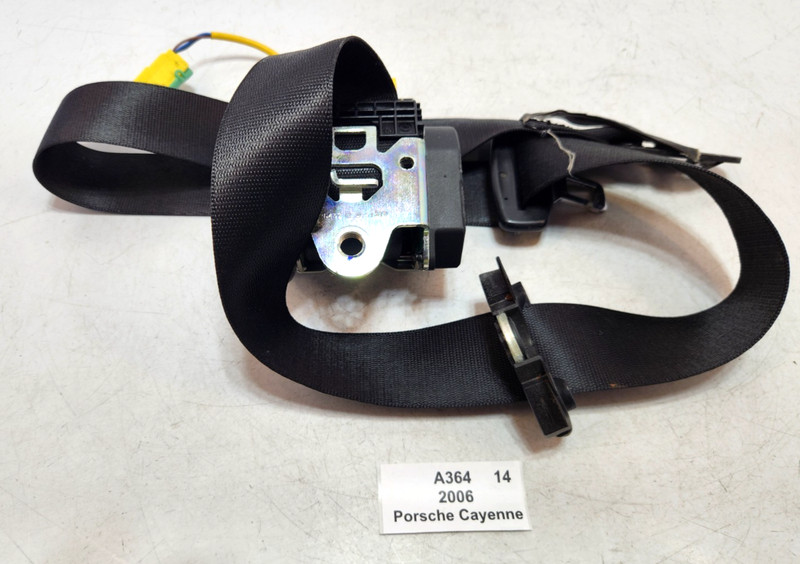 ✅ 03-06 OEM Porsche Cayenne 955 Front Right Passenger Seat Belt Retractor Black